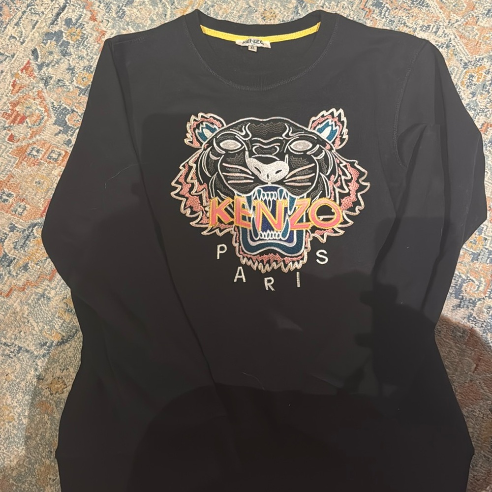 Kenzo Paris crew neck sweater over sized sweater fits s-L